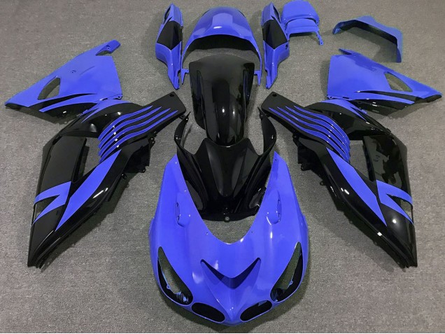 Bleu Brillant 2006-2011 Kawasaki ZX14R Carénage Moto Bleu Brillant 2006-2011 Kawasaki ZX14R Carénage Moto