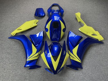 Bleu Brillant & Beige Désert 2012-2016 Honda CBR1000RR Carénage Moto