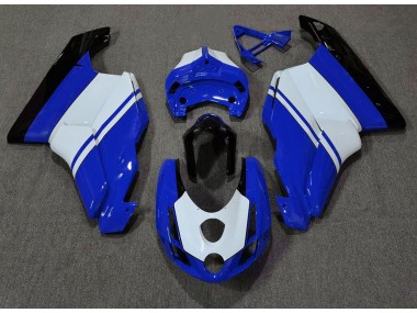 Bleu Brillant & Blanc 2003-2004 Ducati 749 999 Carénage Moto