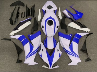 Bleu Brillant & Blanc 2012-2016 Honda CBR1000RR Carénage Moto