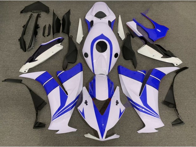 Bleu Brillant & Blanc 2012-2016 Honda CBR1000RR Carénage Moto