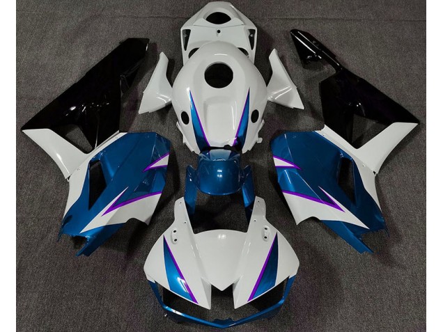 Bleu Brillant Blanc & Violet 2013-2023 Honda CBR600RR Carénage Moto Bleu Brillant Blanc & Violet 2013-2023 Honda CBR600RR Carénage Moto