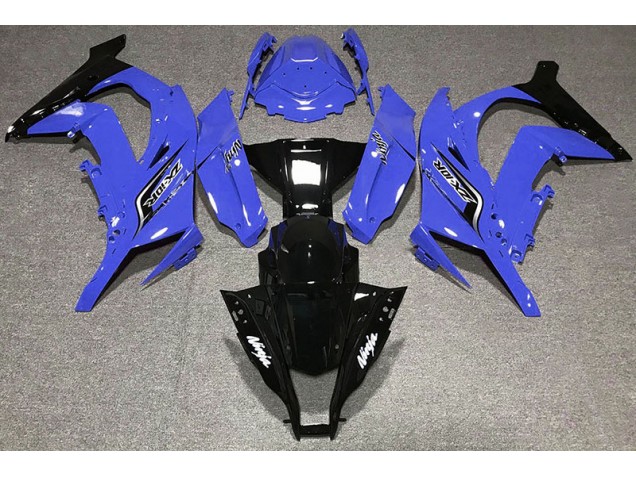Bleu Brillant & Logos 2011-2015 Kawasaki ZX10R Carénage Moto Bleu Brillant & Logos 2011-2015 Kawasaki ZX10R Carénage Moto