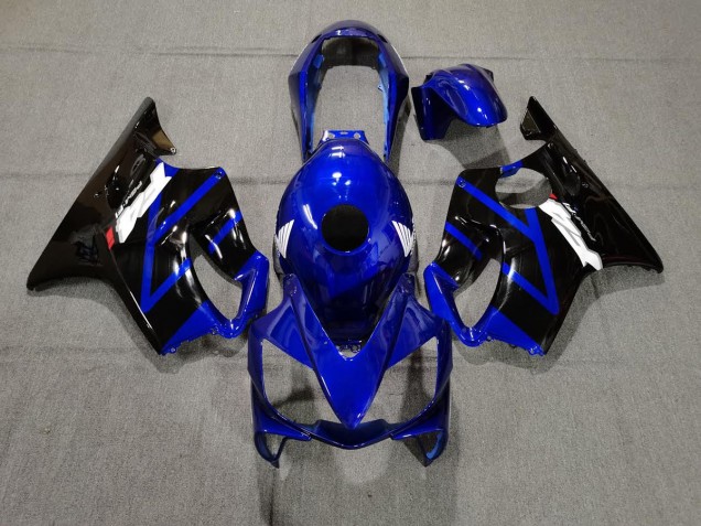 Bleu Brillant & Noir 2004-2007 Honda CBR600 F4i Carénage Moto Bleu Brillant & Noir 2004-2007 Honda CBR600 F4i Carénage Moto