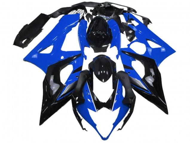 Bleu Brillant & Noir 2005-2006 Suzuki GSXR 1000 Carénage Moto Bleu Brillant & Noir 2005-2006 Suzuki GSXR 1000 Carénage Moto