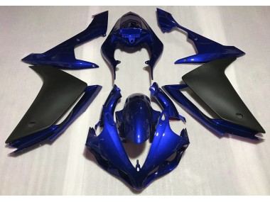 Bleu Brillant & Noir 2007-2008 Yamaha R1 Carénage Moto