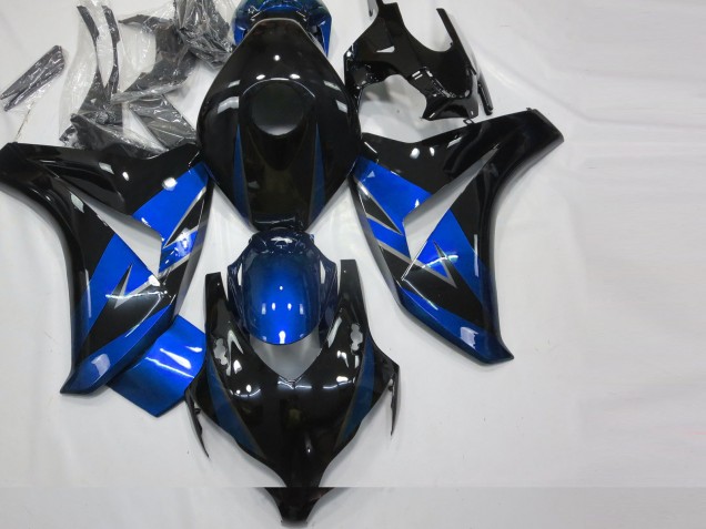 Bleu Brillant & Noir 2008-2011 Honda CBR1000RR Carénage Moto Bleu Brillant & Noir 2008-2011 Honda CBR1000RR Carénage Moto