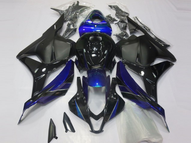 Bleu Brillant & Noir 2009-2012 Honda CBR600RR Carénage Moto Bleu Brillant & Noir 2009-2012 Honda CBR600RR Carénage Moto