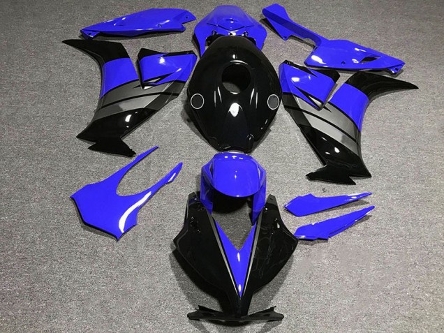 Bleu Brillant Noir & Gris 2012-2016 Honda CBR1000RR Carénage Moto Bleu Brillant Noir & Gris 2012-2016 Honda CBR1000RR Carénage Moto