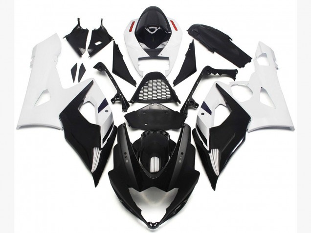 Bleu Brillant Vibrant & Noir Mat 2005-2006 Suzuki GSXR 1000 Carénage Moto Bleu Brillant Vibrant & Noir Mat 2005-2006 Suzuki GSXR 1000 Carénage Moto