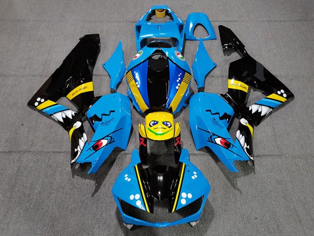 Bleu Ciel Personnalisé 2013-2023 Honda CBR600RR Carénage Moto Bleu Ciel Personnalisé 2013-2023 Honda CBR600RR Carénage Moto