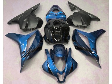 Bleu Clair Avec Noir 2009-2012 Honda CBR600RR Carénage Moto