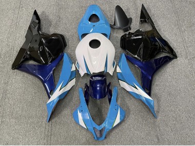 Bleu Clair & Blanc 2009-2012 Honda CBR600RR Carénage Moto