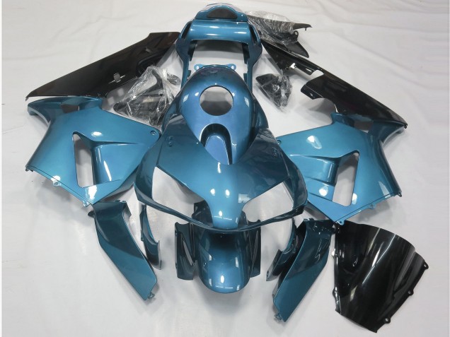 Bleu Clair Brillant 2003-2004 Honda CBR600RR Carénage Moto Bleu Clair Brillant 2003-2004 Honda CBR600RR Carénage Moto