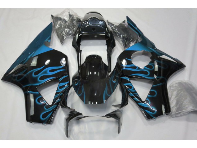 Bleu Clair Flamme 2002-2003 Honda CBR954RR Carénage Moto Bleu Clair Flamme 2002-2003 Honda CBR954RR Carénage Moto