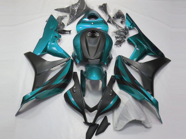 Bleu Clair & Noir Mat 2007-2008 Honda CBR600RR Carénage Moto Bleu Clair & Noir Mat 2007-2008 Honda CBR600RR Carénage Moto