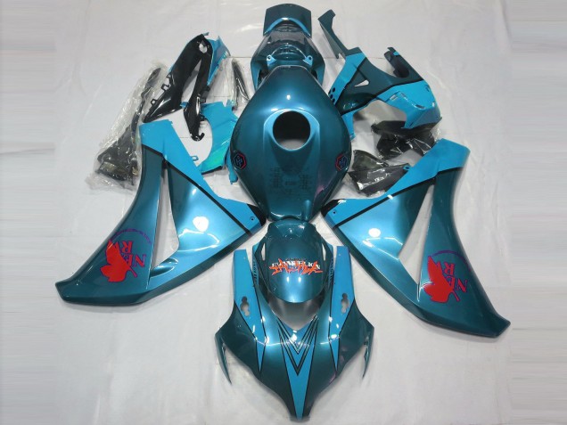 Bleu Clair Personnalisé 2008-2011 Honda CBR1000RR Carénage Moto Bleu Clair Personnalisé 2008-2011 Honda CBR1000RR Carénage Moto