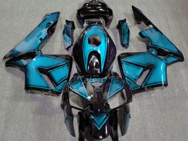 Bleu Clair Profond 2005-2006 Honda CBR600RR Carénage Moto