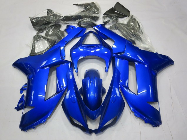 Bleu Complet 2007-2008 Kawasaki ZX6R Carénage Moto Bleu Complet 2007-2008 Kawasaki ZX6R Carénage Moto