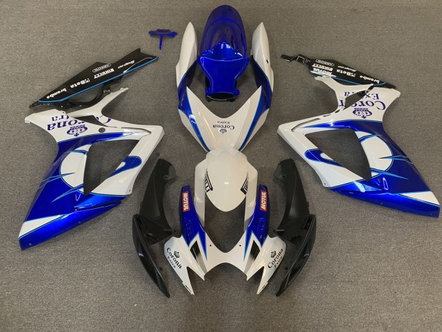 Bleu Corona 2006-2007 Suzuki GSXR 600-750 Carénage Moto Bleu Corona 2006-2007 Suzuki GSXR 600-750 Carénage Moto