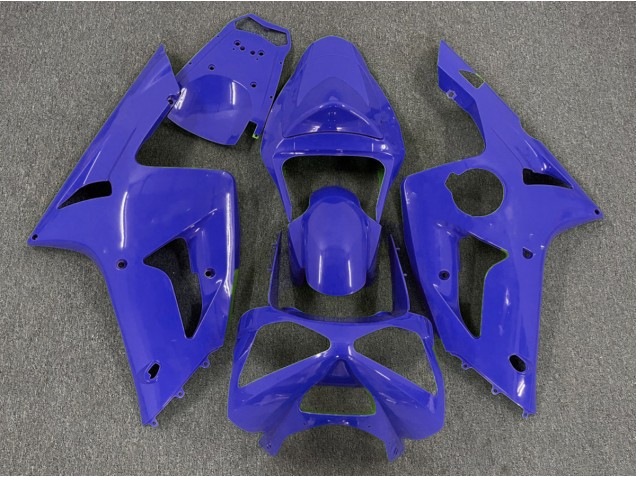 Bleu Foncé Uni 2003-2004 Kawasaki ZX6R Carénage Moto Bleu Foncé Uni 2003-2004 Kawasaki ZX6R Carénage Moto