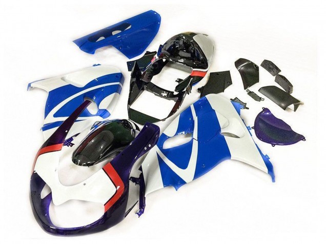 Bleu & Noir 1998-2003 Suzuki TL1000R Carénage Moto Bleu & Noir 1998-2003 Suzuki TL1000R Carénage Moto