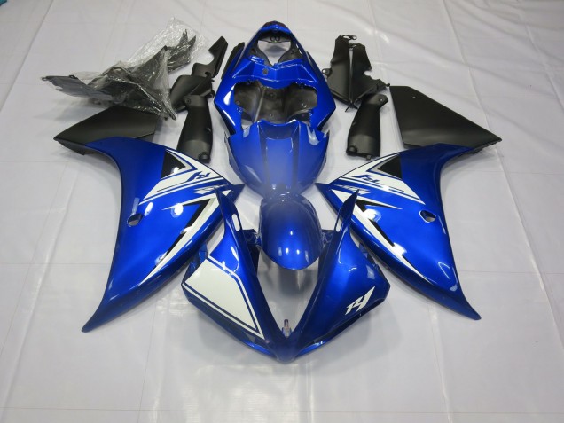 Bleu & Noir 2012-2014 Yamaha R1 Carénage Moto Bleu & Noir 2012-2014 Yamaha R1 Carénage Moto