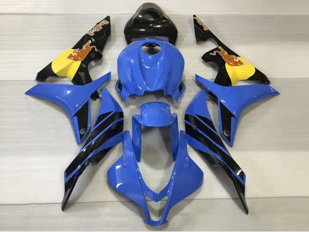 Bleu & Orange Taureau 2007-2008 Honda CBR600RR Carénage Moto Bleu & Orange Taureau 2007-2008 Honda CBR600RR Carénage Moto