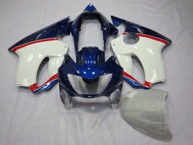 Bleu Profond Blanc & Rouge 1999-2000 Honda CBR600 F4 Carénage Moto
