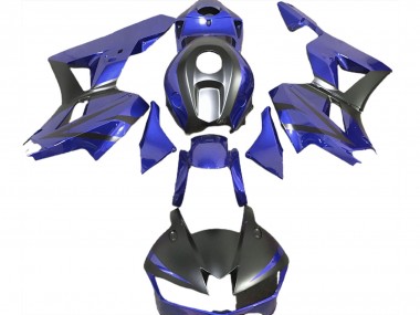 Bleu Profond & Noir Mat 2013-2023 Honda CBR600RR Carénage Moto