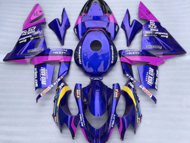 Bleu & Rose Trickstar 2004-2005 Kawasaki ZX10R Carénage Moto