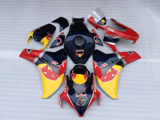 Bleu Rouge Taureau 2008-2011 Honda CBR1000RR Carénage Moto Bleu Rouge Taureau 2008-2011 Honda CBR1000RR Carénage Moto