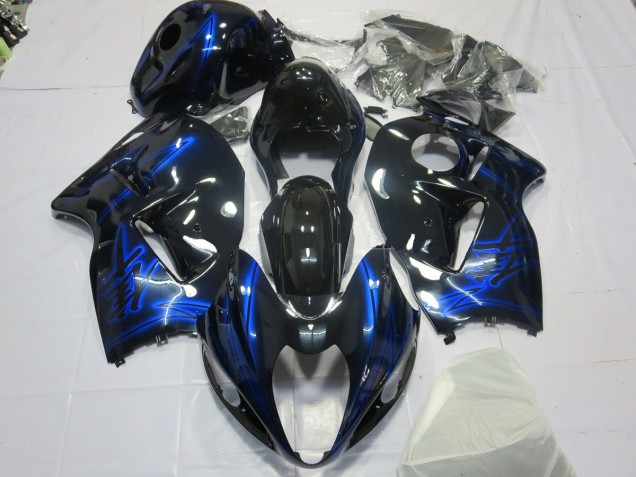 Bleu Électrique 1997-2007 Suzuki GSXR 1300 Carénage Moto Bleu Électrique 1997-2007 Suzuki GSXR 1300 Carénage Moto