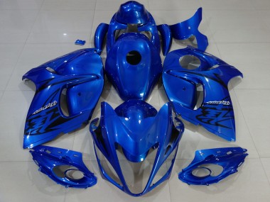 Bleu Électrique 2008-2020 Suzuki GSXR 1300 Carénage Moto