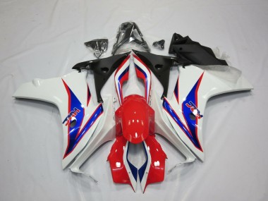 Blu Bianco Rosso HRC 2011-2012 Honda CBR600F Carénage Moto