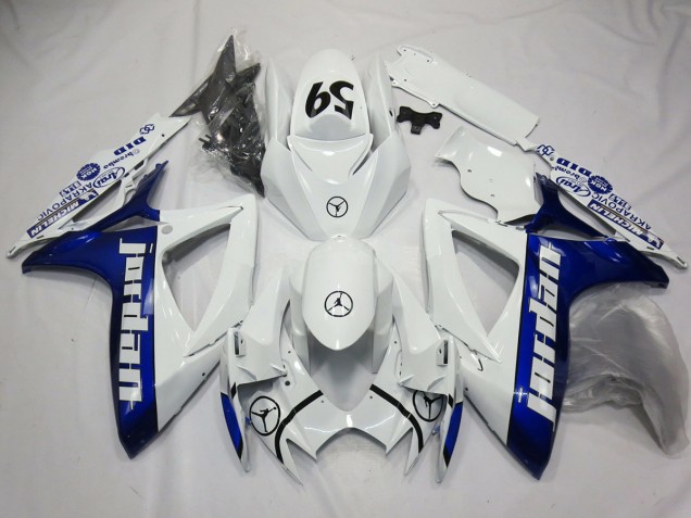 Blu Jordan 2006-2007 Suzuki GSXR 600-750 Carénage Moto Blu Jordan 2006-2007 Suzuki GSXR 600-750 Carénage Moto
