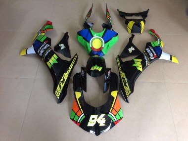 Brillant De Style Personnalisé Multicolore 2015-2019 Yamaha R1 Carénage Moto