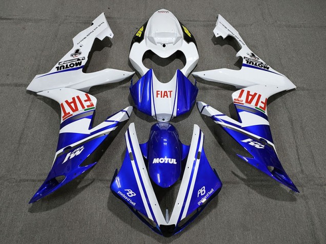 Brillant Fiat Éclatant 2004-2006 Yamaha R1 Carénage Moto Brillant Fiat Éclatant 2004-2006 Yamaha R1 Carénage Moto