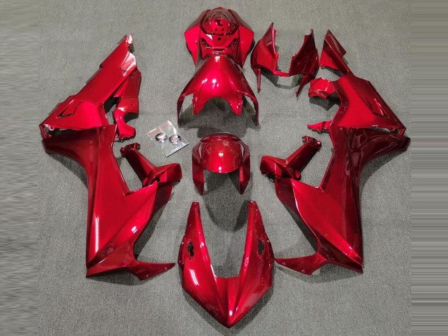 Brillant Rouge Profond 2017-2023 Honda CBR1000RR Carénage Moto Brillant Rouge Profond 2017-2023 Honda CBR1000RR Carénage Moto