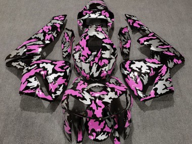 Camouflage & Rose Clair 2005-2006 Honda CBR600RR Carénage Moto