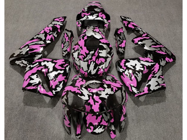 Camouflage & Rose Clair 2005-2006 Honda CBR600RR Carénage Moto Camouflage & Rose Clair 2005-2006 Honda CBR600RR Carénage Moto
