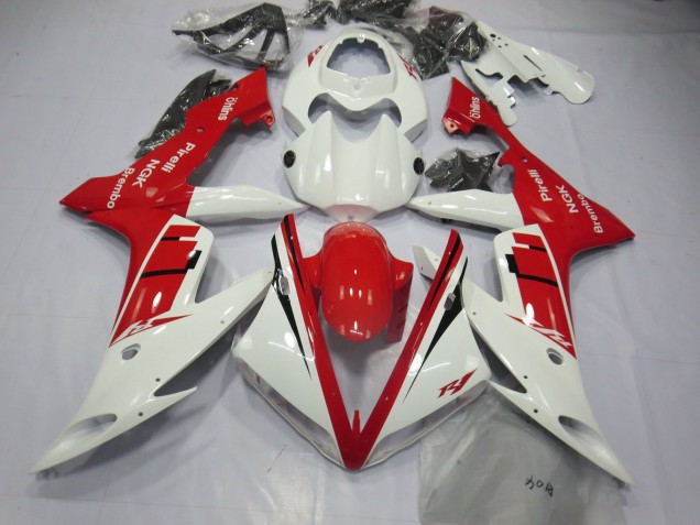 Conception Blanche & Bleue 2004-2006 Yamaha R1 Carénage Moto Conception Blanche & Bleue 2004-2006 Yamaha R1 Carénage Moto