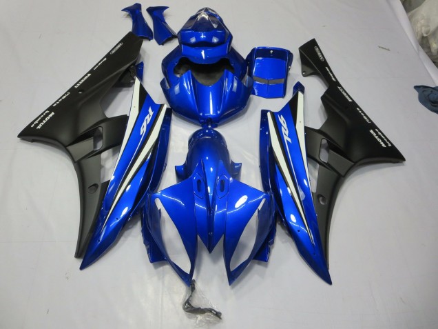 Conception Bleue & Noire 2006-2007 Yamaha R6 Carénage Moto Conception Bleue & Noire 2006-2007 Yamaha R6 Carénage Moto