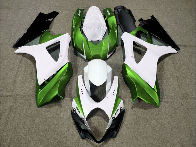 Conception Personnalisée Vert 2007-2008 Suzuki GSXR 1000 Carénage Moto Conception Personnalisée Vert 2007-2008 Suzuki GSXR 1000 Carénage Moto