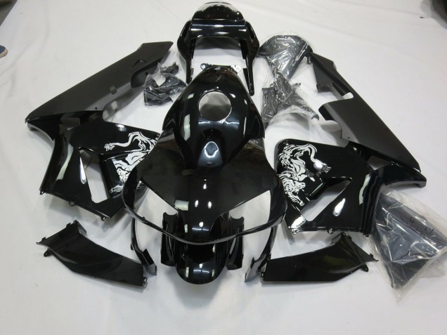 Conception Spéciale Noir Brillant 2003-2004 Honda CBR600RR Carénage Moto Conception Spéciale Noir Brillant 2003-2004 Honda CBR600RR Carénage Moto