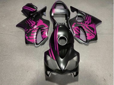 Crane Noir Mat & Rose 2001-2003 Honda CBR600 F4i Carénage Moto