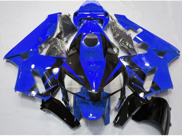 Design Bleu Brillant & Noir 2005-2006 Honda CBR600RR Carénage Moto Design Bleu Brillant & Noir 2005-2006 Honda CBR600RR Carénage Moto