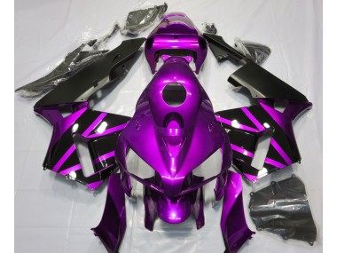 Design Violet & Noir Brillant 2005-2006 Honda CBR600RR Carénage Moto