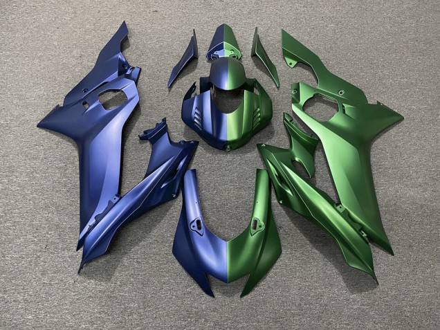 Division Bleue & Verte 2017-2021 Yamaha R6 Carénage Moto Division Bleue & Verte 2017-2021 Yamaha R6 Carénage Moto