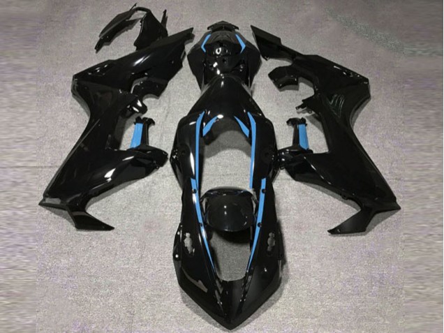 Doublure Noir Brillant & Bleu Clair 2017-2023 Honda CBR1000RR Carénage Moto Doublure Noir Brillant & Bleu Clair 2017-2023 Honda CBR1000RR Carénage Moto